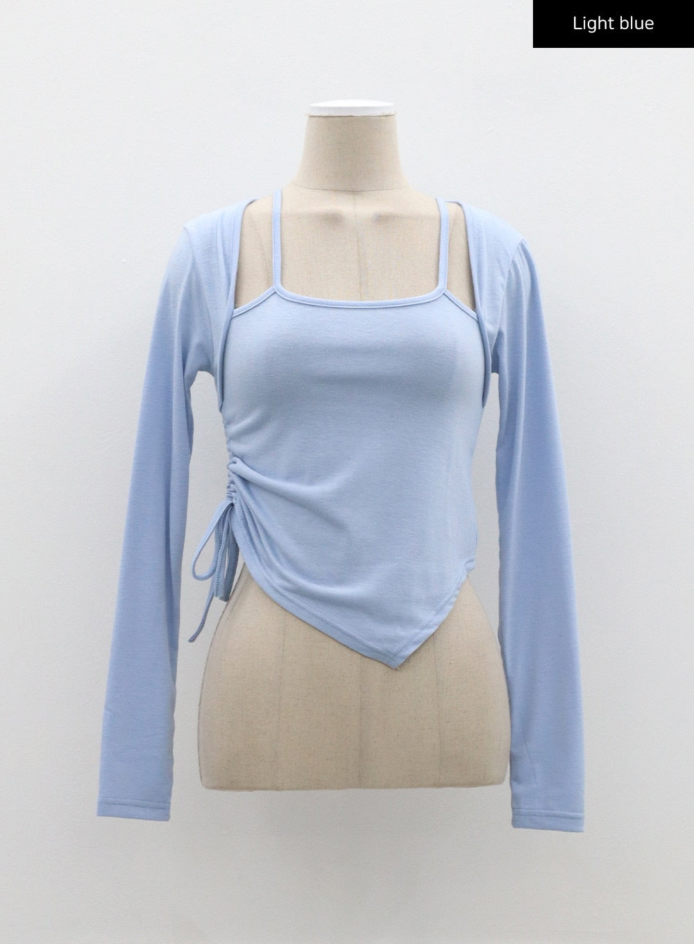 Unbalanced Hem Layered Top BF310