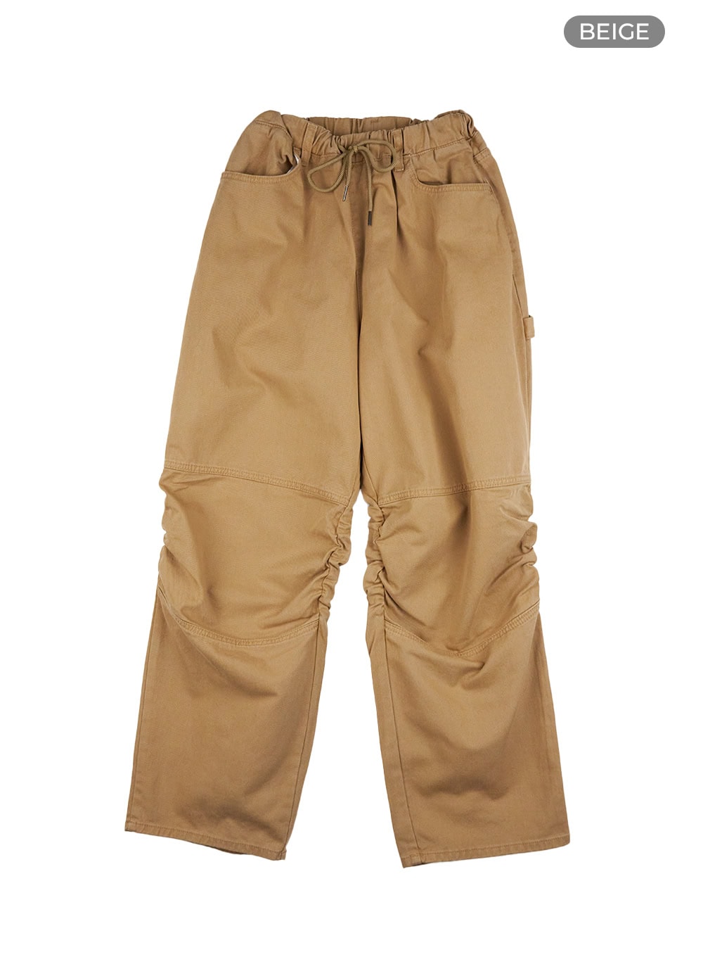 Shirred Cotton Banded Pants (UNISEX) CG420