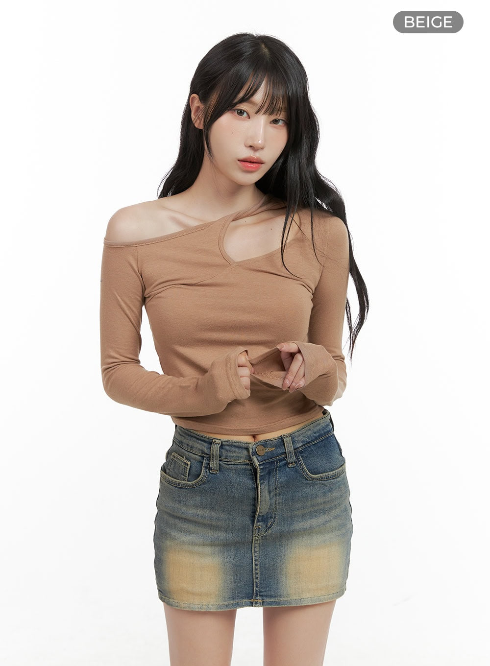 Asymmetrical Cut-Out Top CG421