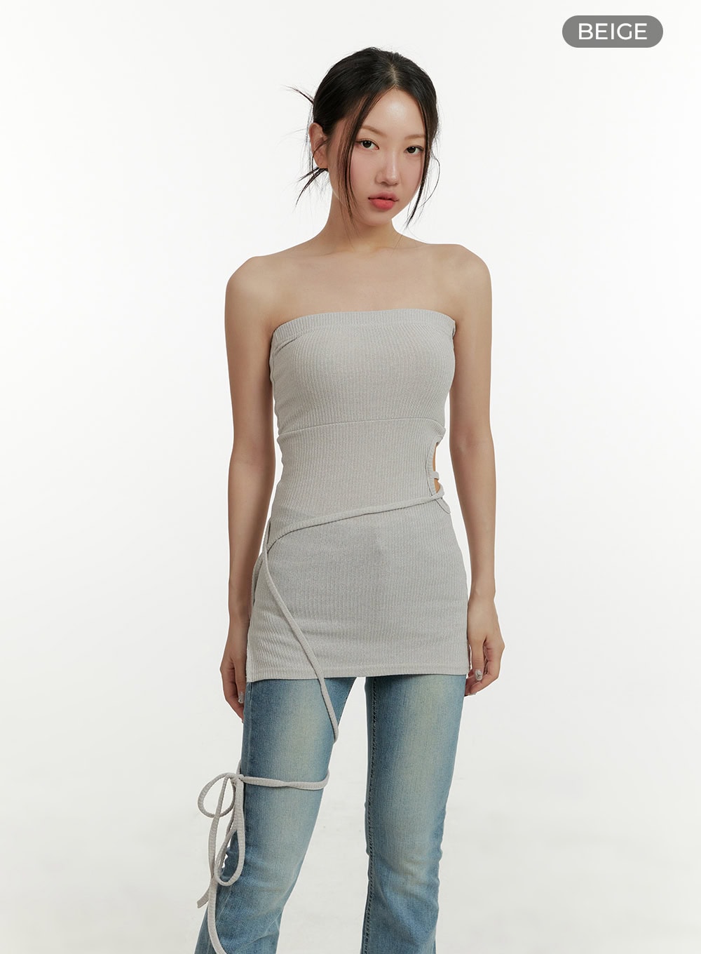 Halter Side Cut Mini Dress CY409