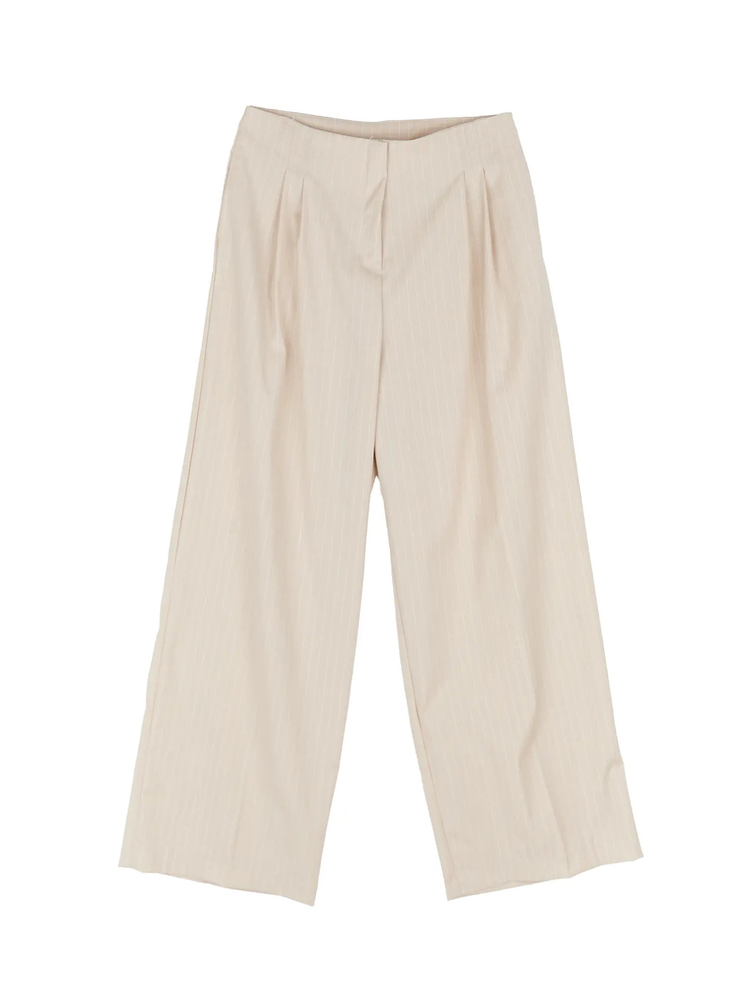 Wide-Leg Pinstripe Pants CU513