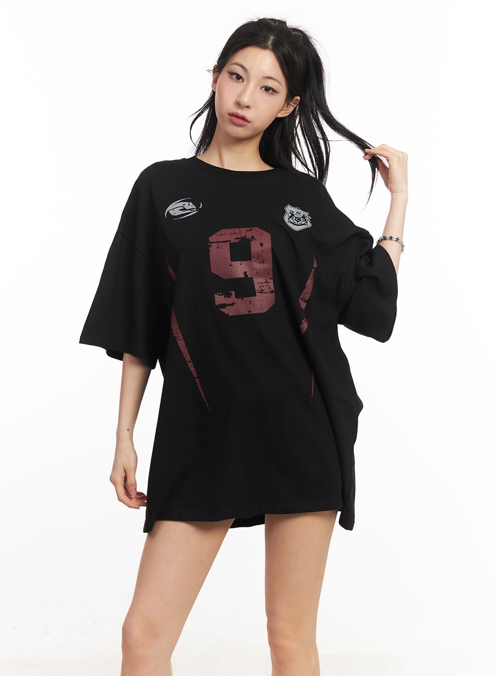 Logo Graphic Oversize T-Shirt CA516