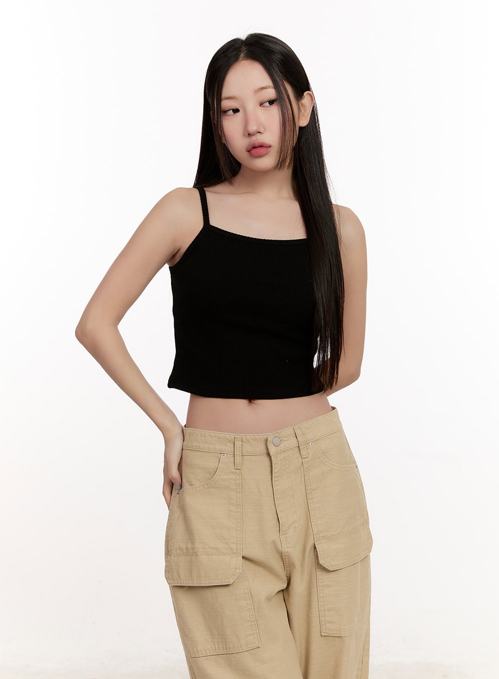 Ribbed Cami Top CM507