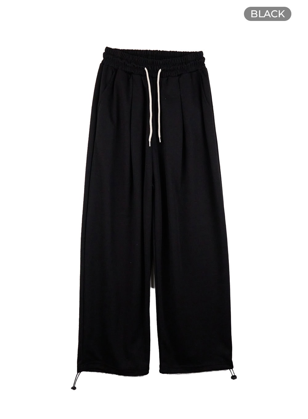 String Pintuck Wide Sweatpants CO419