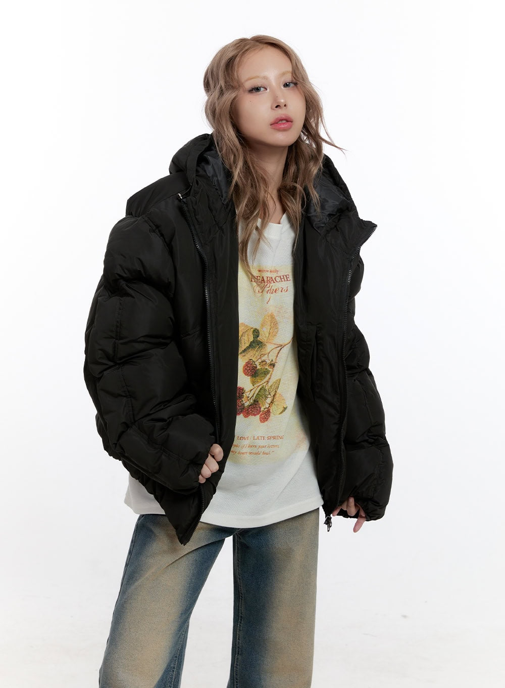 Warmth Padded Polyester Coat CN425