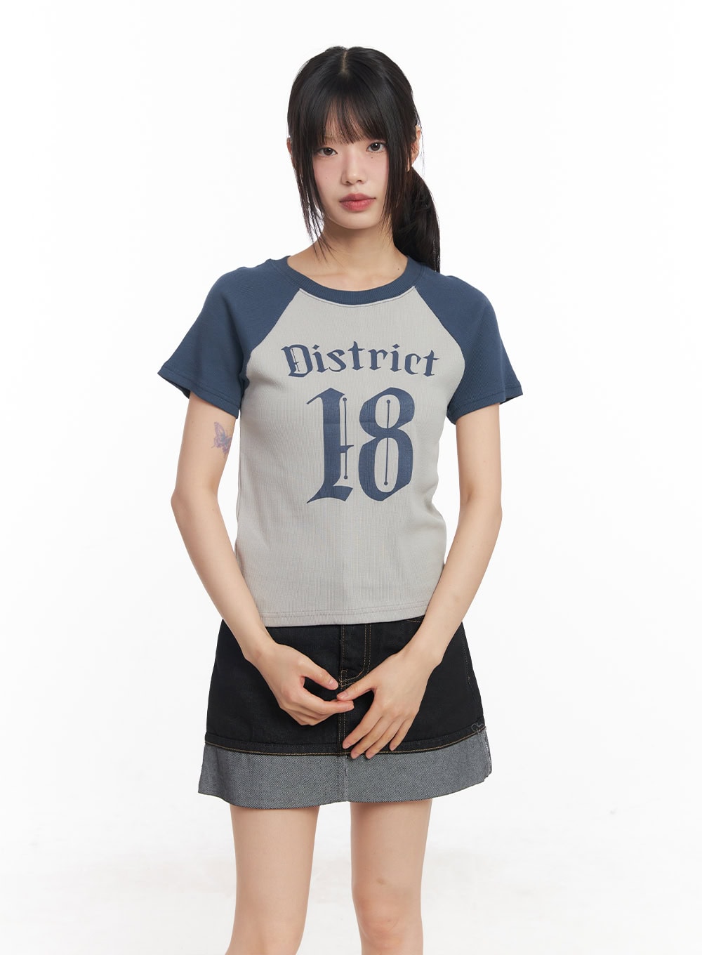 Raglan Graphic Slim-Fit Tee CY514