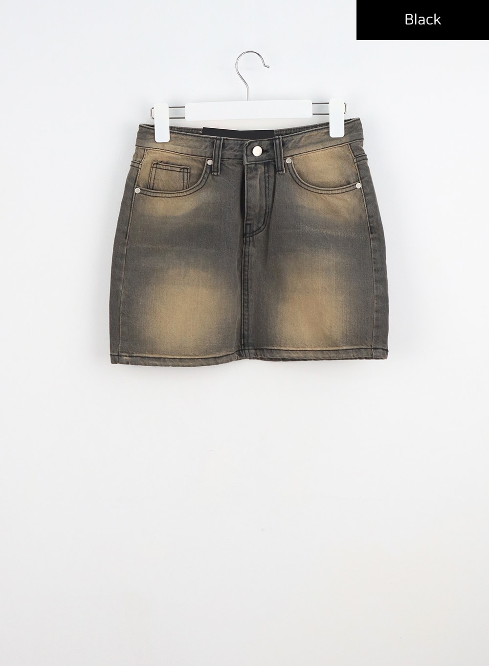 Light Wash Denim Mini Skirt CY324