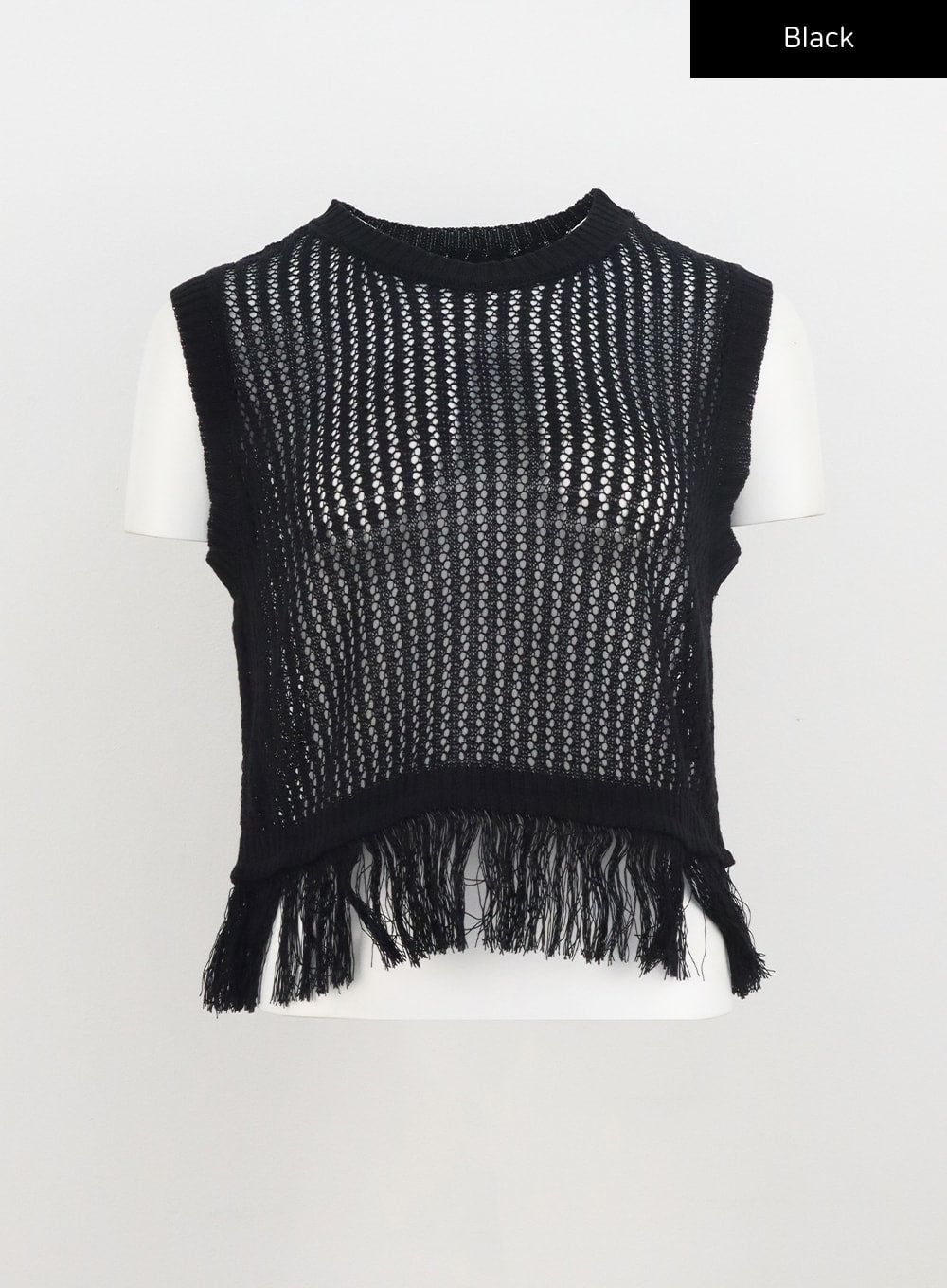 Mesh Fringe Vest CL305