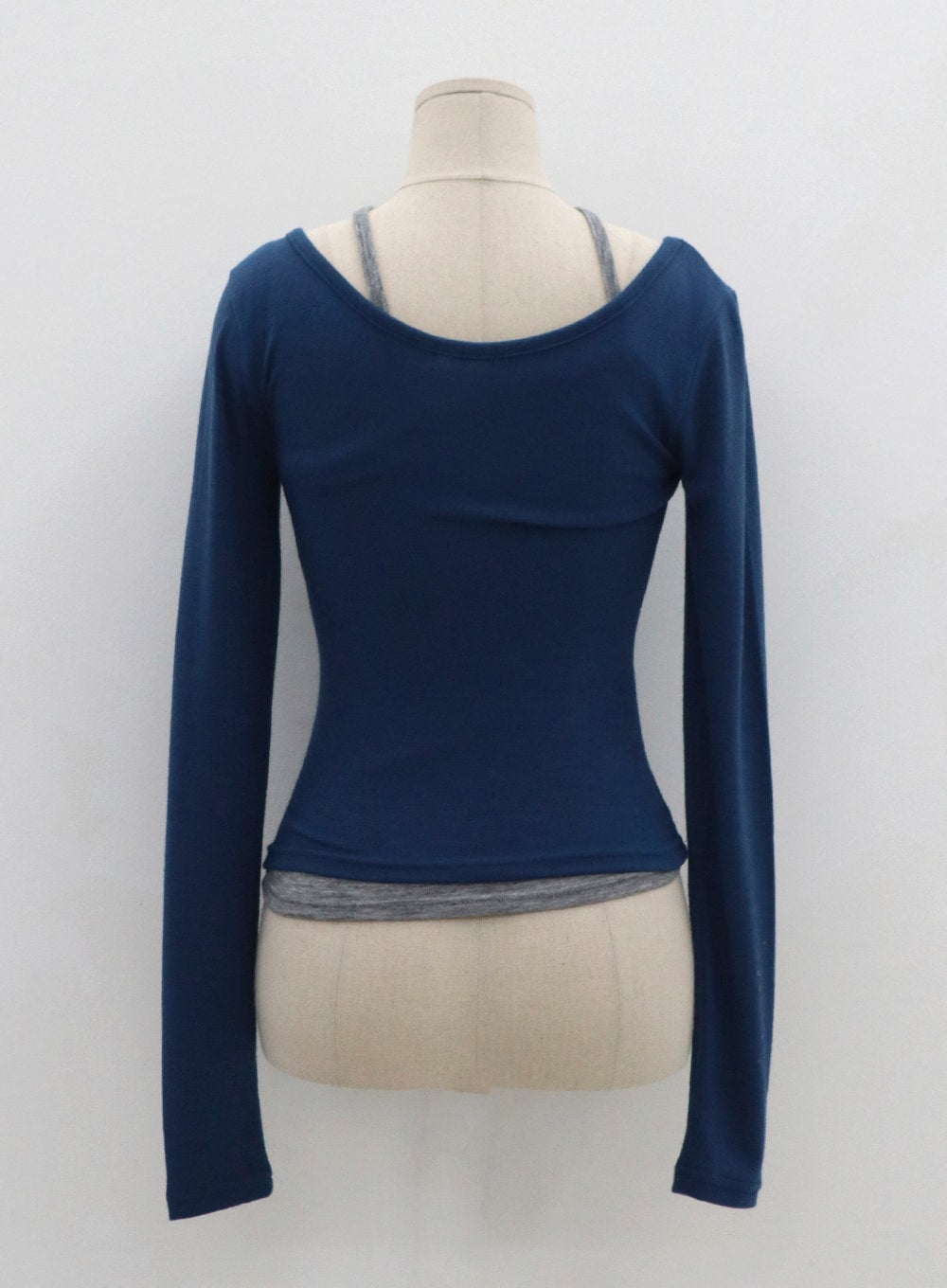 Caroline Long Sleeve Strip Top Set CS07