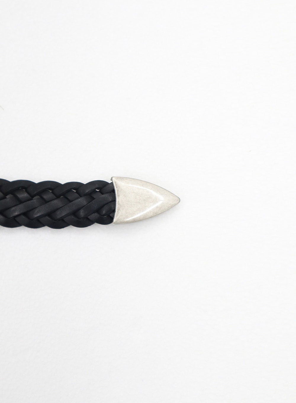 Woven Faux Leather Belt CM309