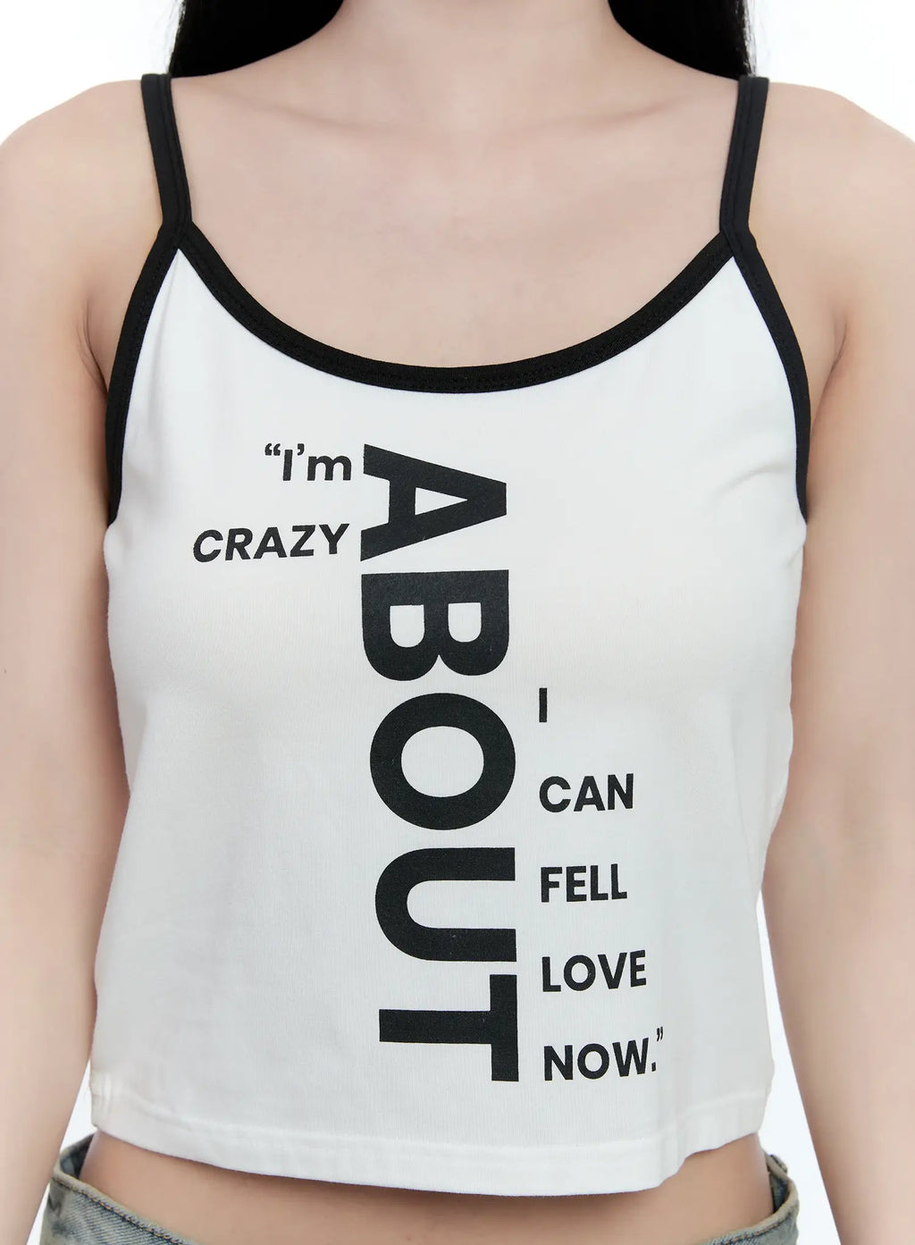 Contrast Graphic Tank Top CG501