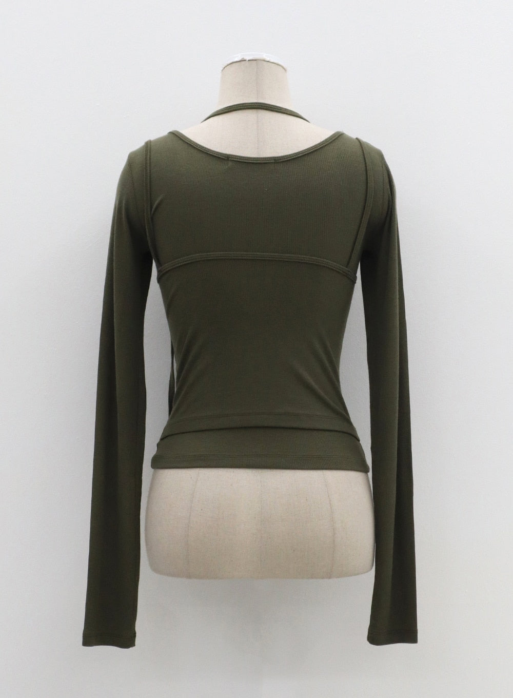 Layered Neck Strap Top CM307