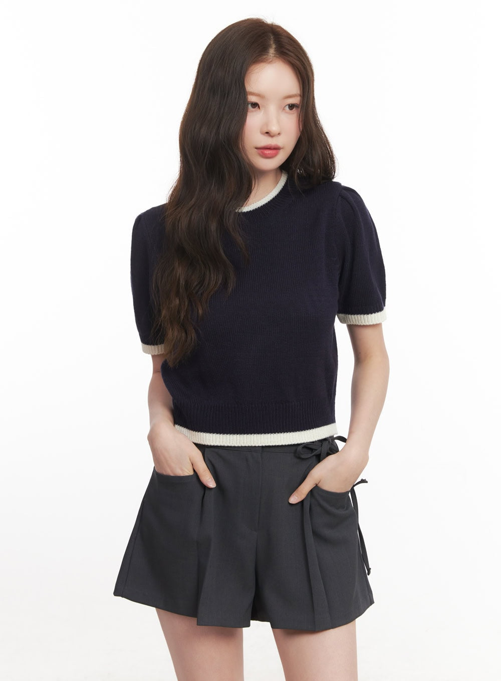 Cozy Half-Sleeve Sweater CA502