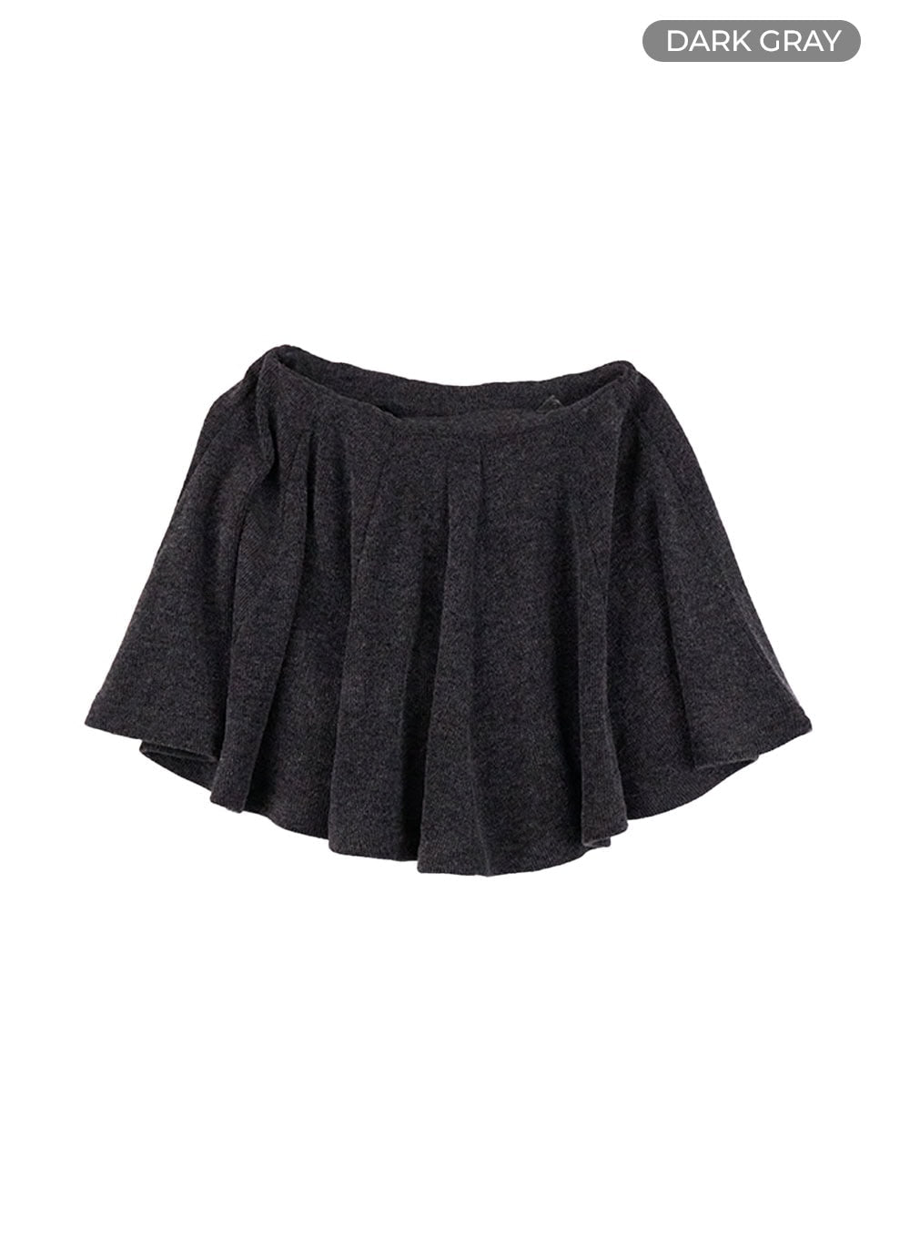 Chic Flared Polyester Mini Skirt CS425