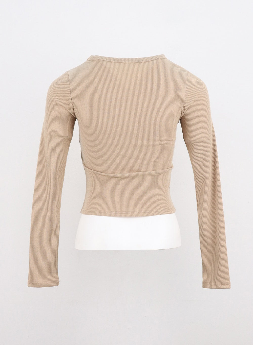 Halter Neck Layered Crop Tee CN301