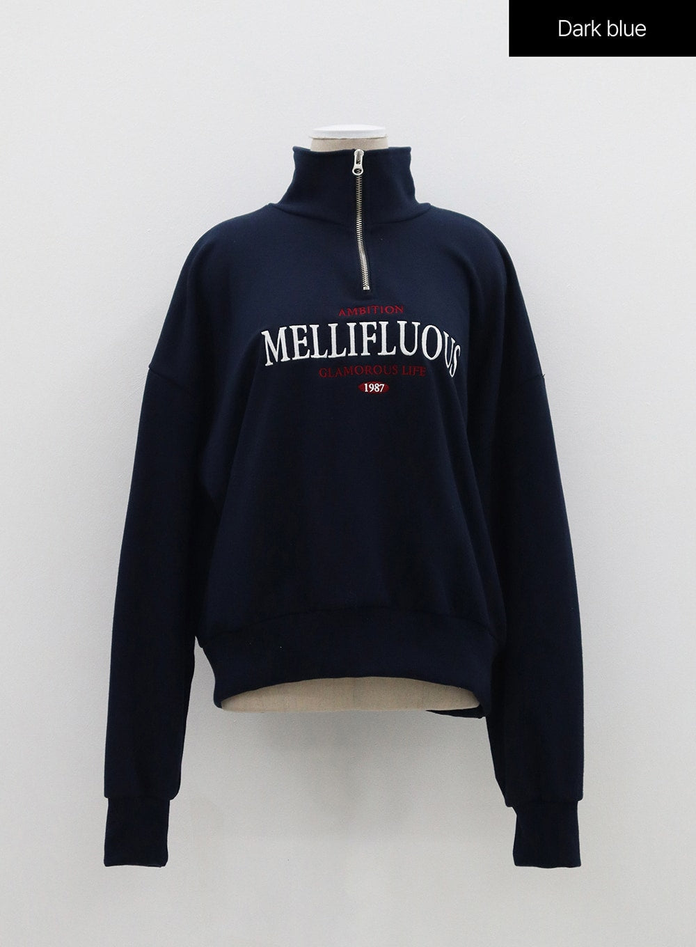 Oversized Half Zip-Up OF316