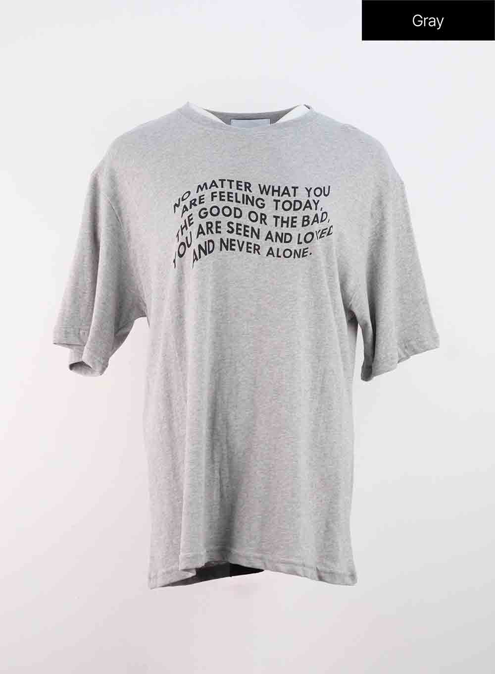 Cotton Graphic Short Sleeve Tee OS313