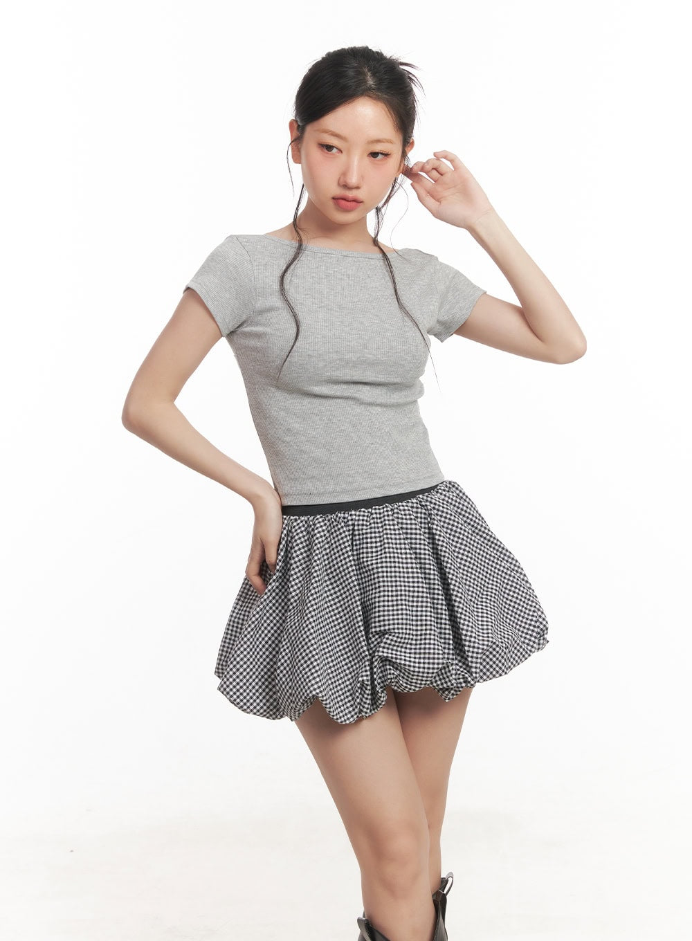 Backless Ribbed Crop Top CA529