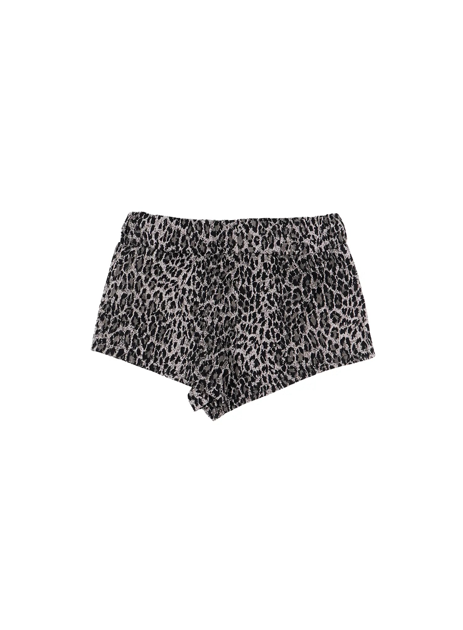 Leopard Print Mini Shorts CS522