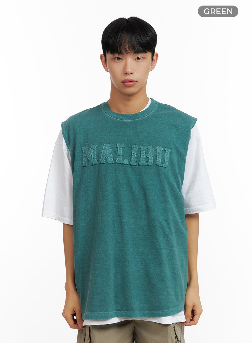 Men's Oversize Contrasting T-Shirt CL429