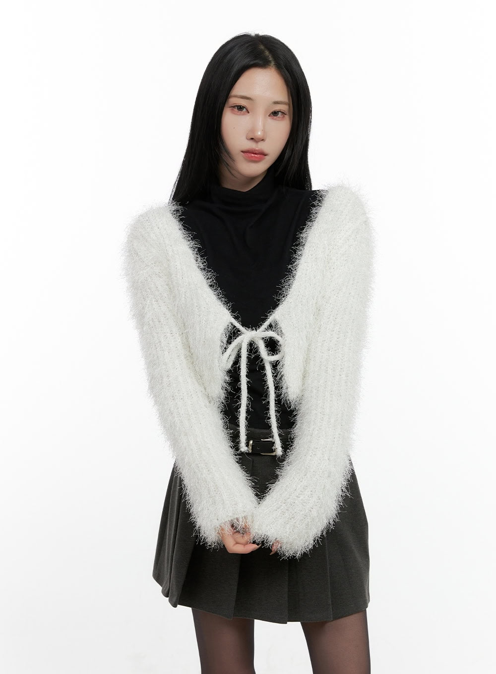 Stylish Ribbon Tie Bolero CN407