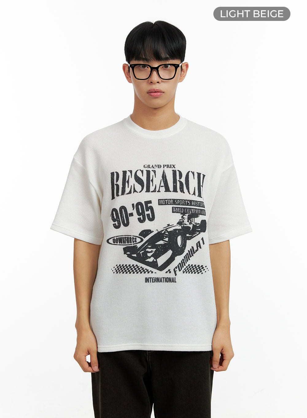 Men's Comfy Graphic Print T-Shirt CL429