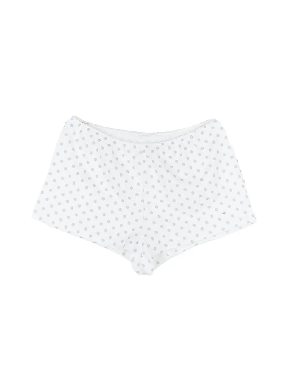 Polka Dot Ruffle Detail Shorts CL504