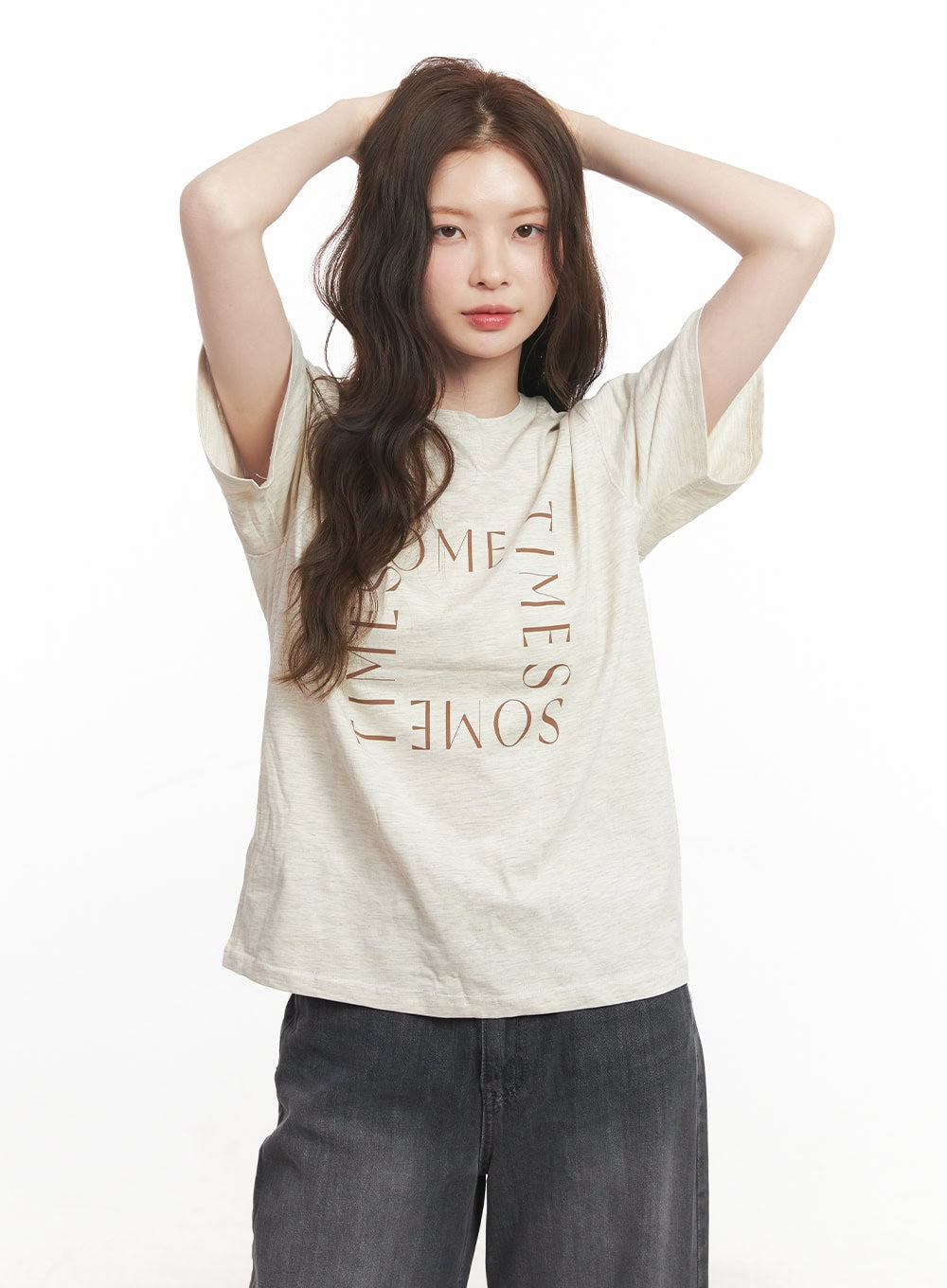 Graphic Crew Neck T-Shirt CA502