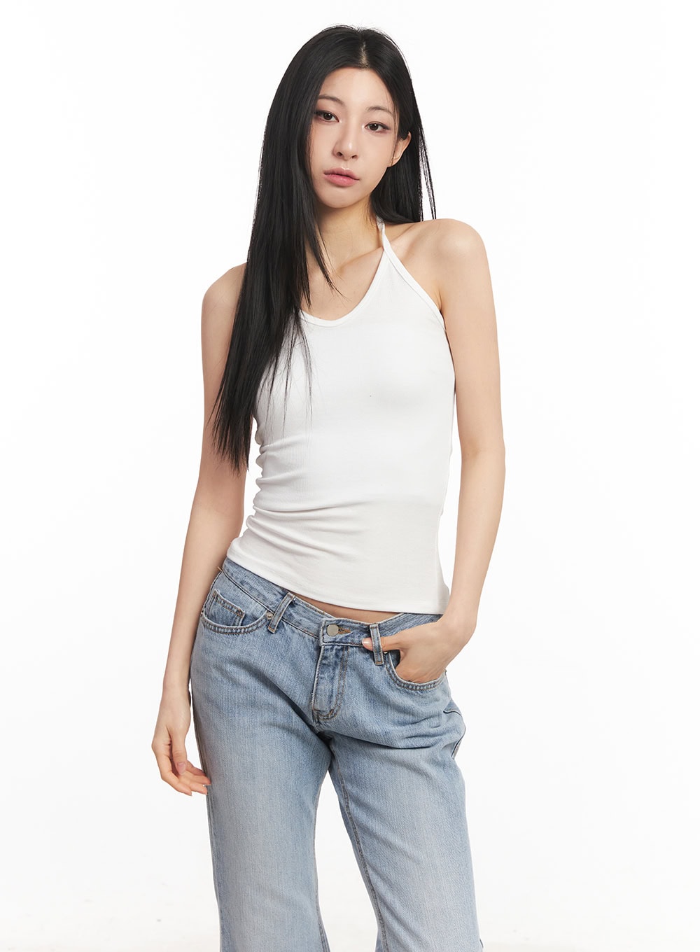 Essential Halter-Neck Cami Top CA516