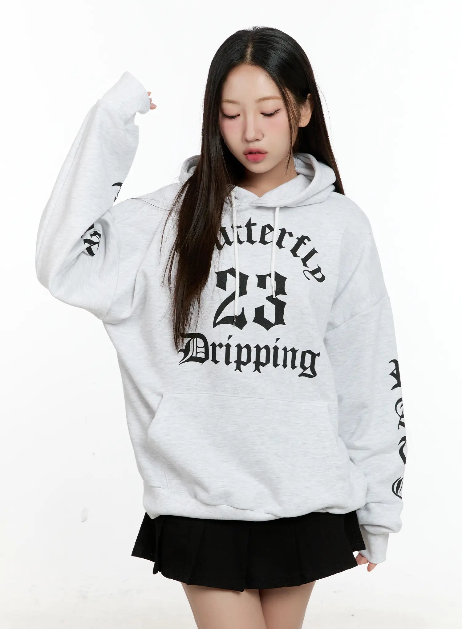 Oversized "Butterfly" Graphic Hoodie CG501
