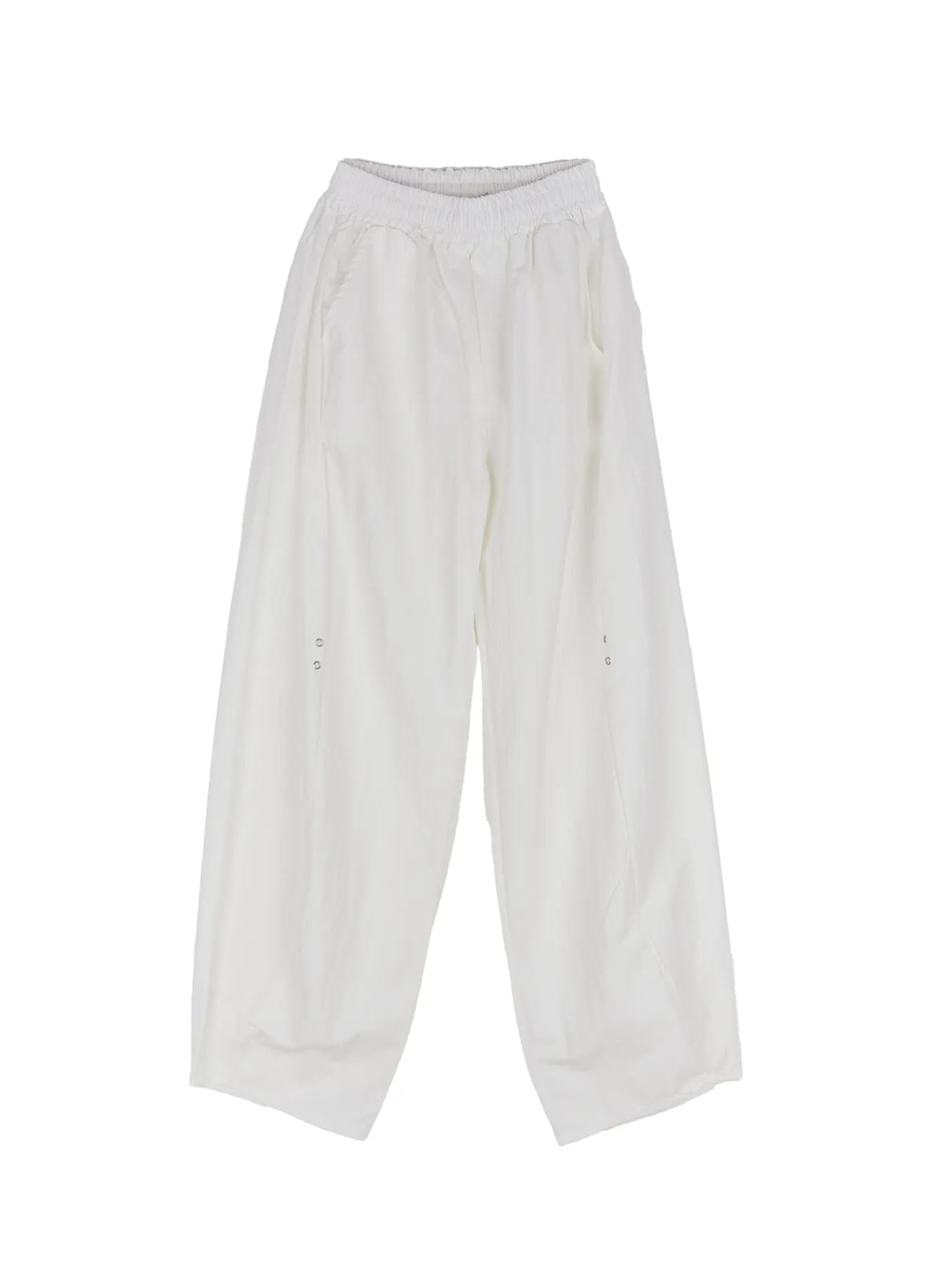 Wide-Leg Eyelet Nylon Pants CU511