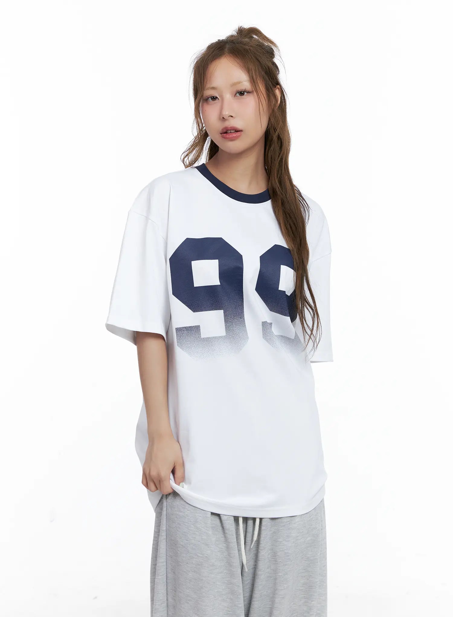 Oversized Graphic Tee CL514