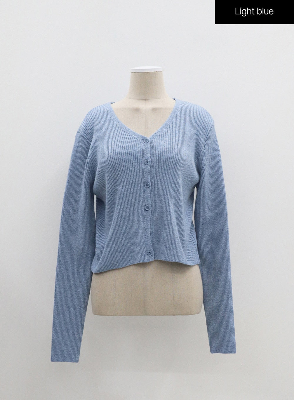 Ribbed Knit Cardigan OM329