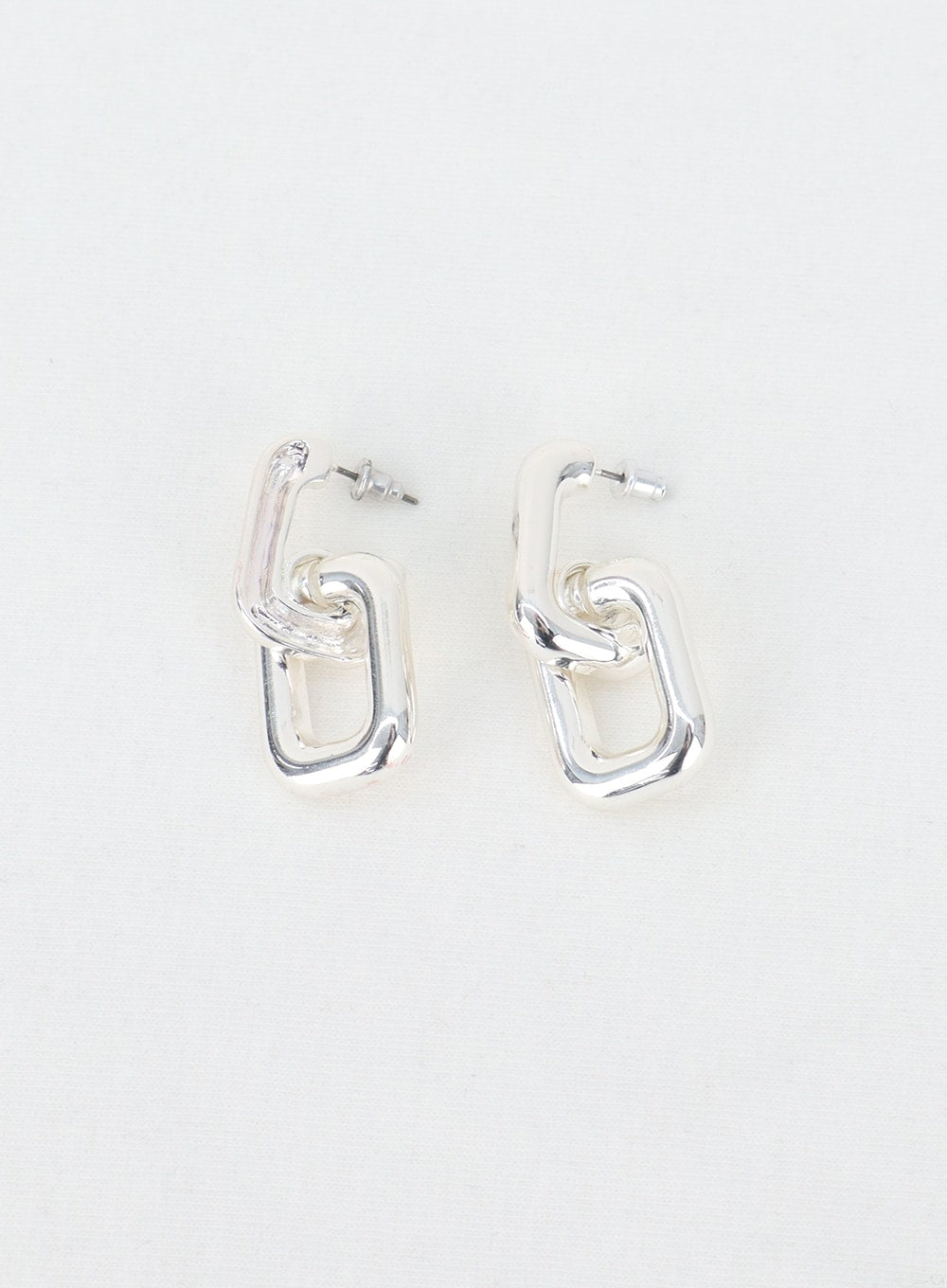 Bold Square Chain Earrings IN302