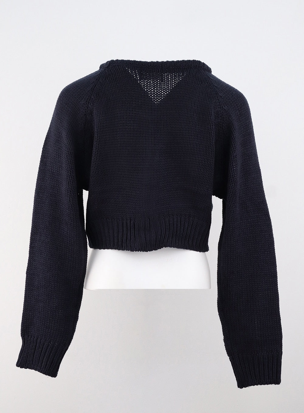 Cable Knit V-Neck Sweater OS313