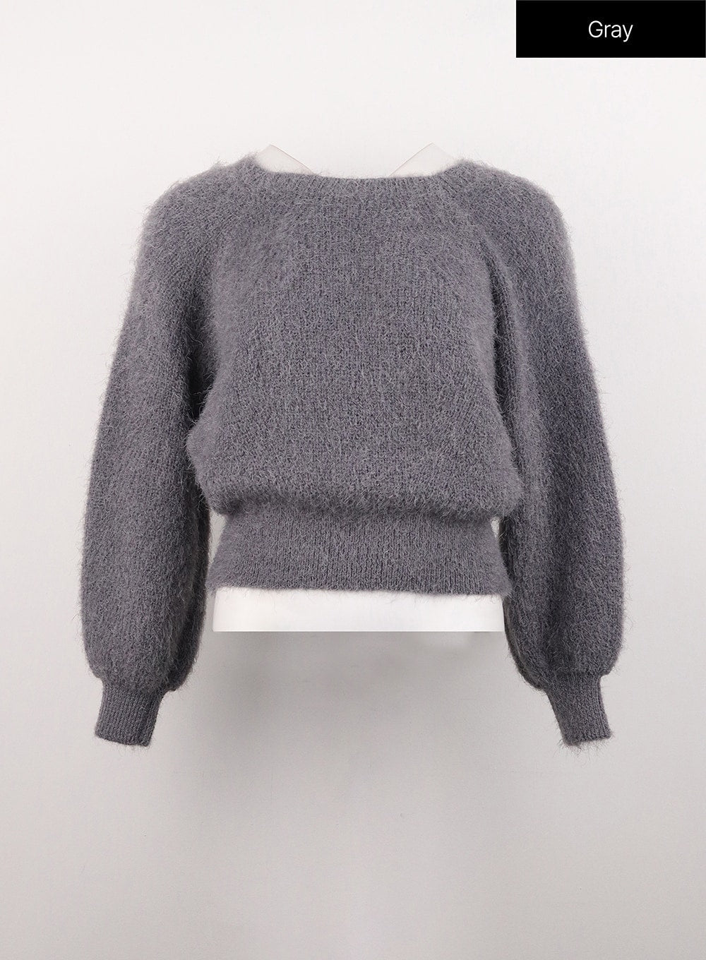 Fuzzy Off-Shoulder Sweater OG327