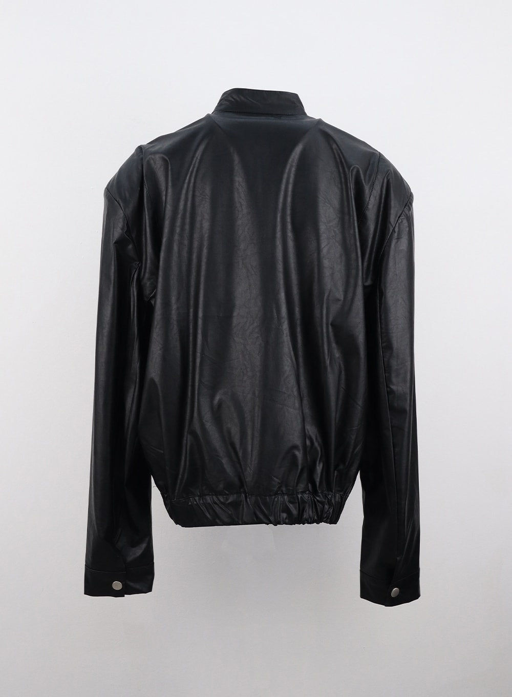 Loose Fit Faux Leather Jacket CO323