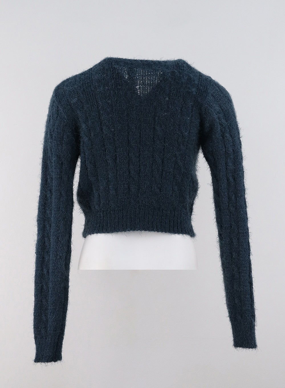 Cable Knit V-Neck Sweater OG315