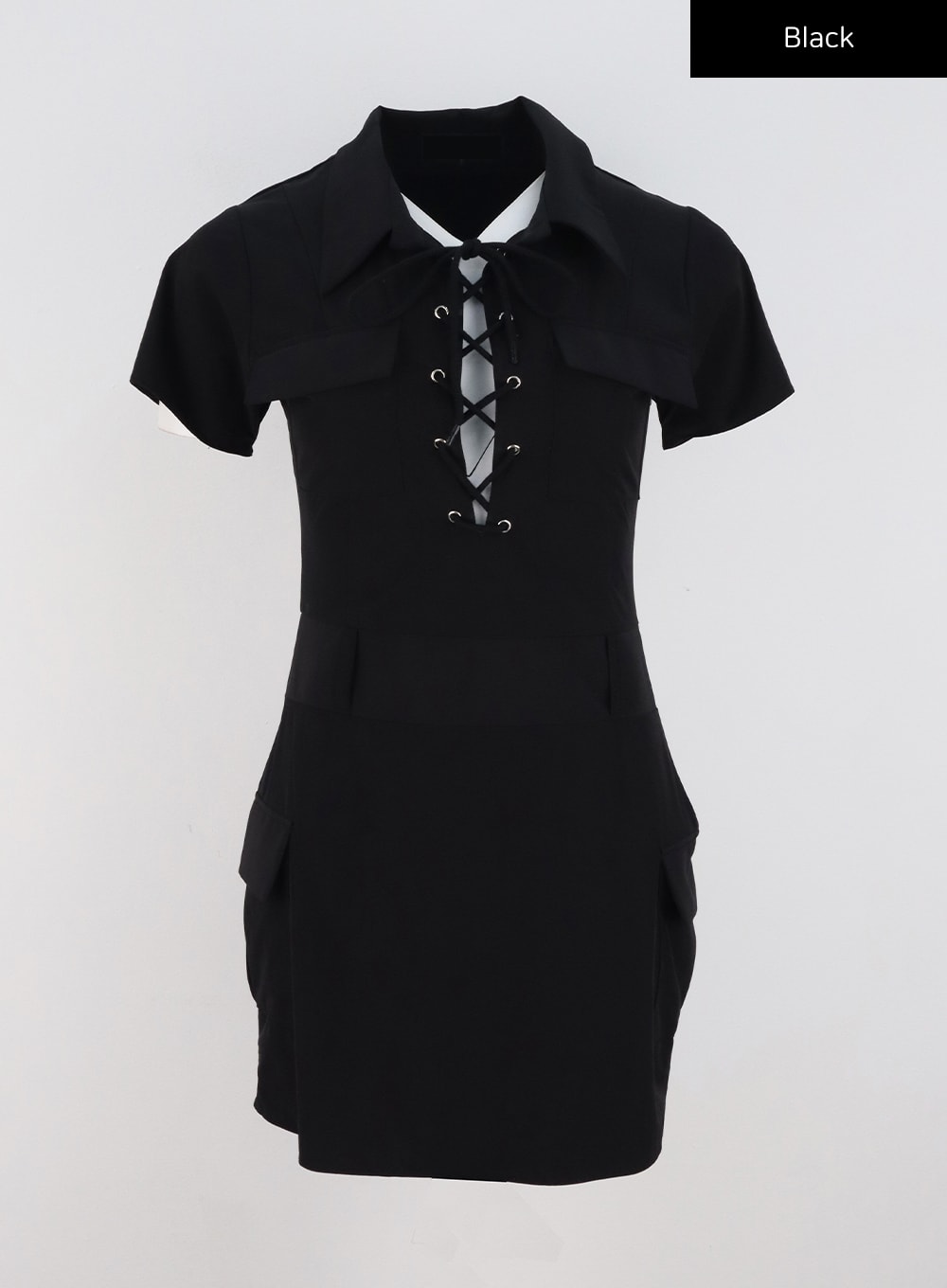 Lace-Up Mini Dress CL321