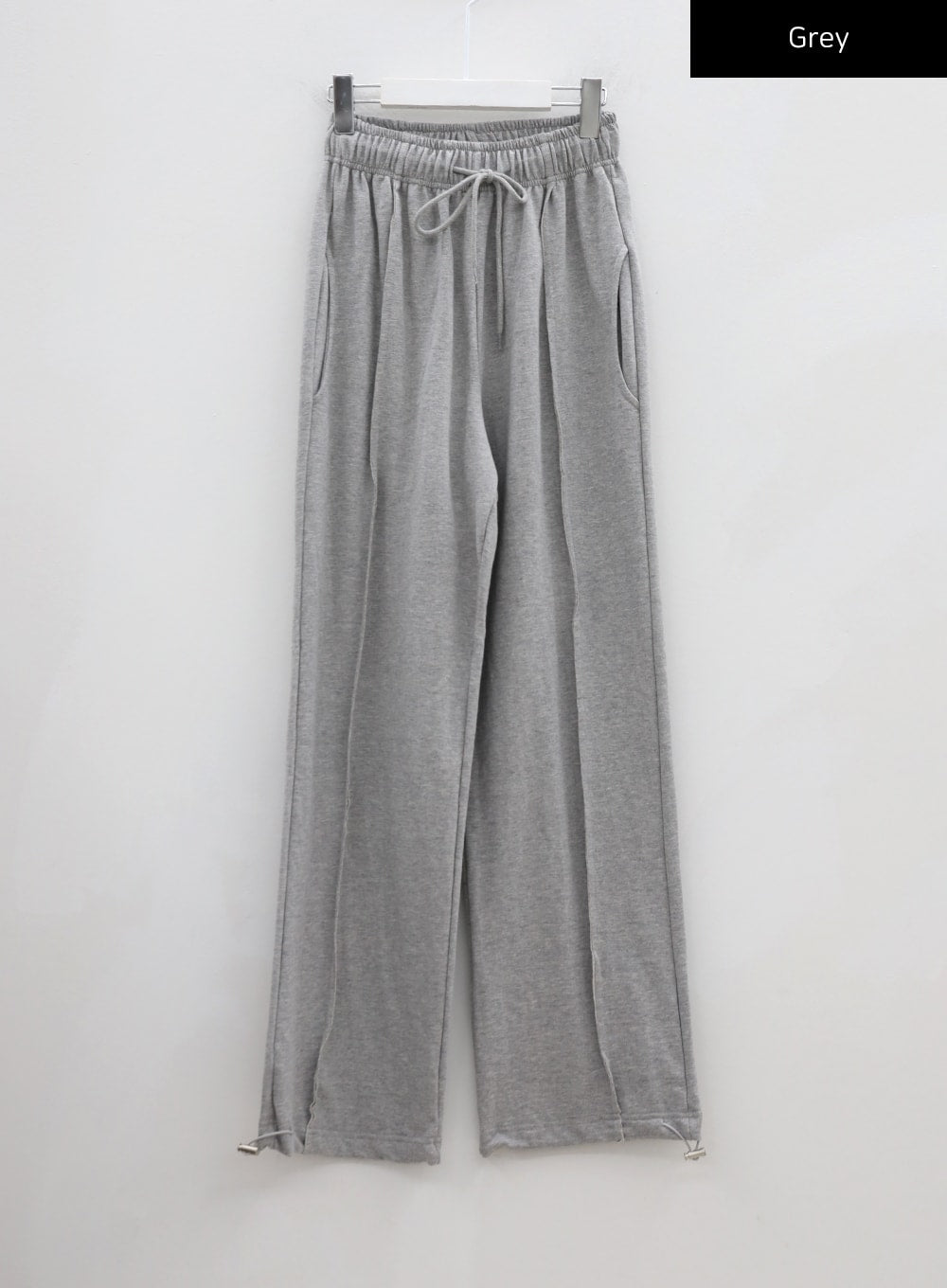 Pin-tuck Wide Leg Sweat Pants CU7