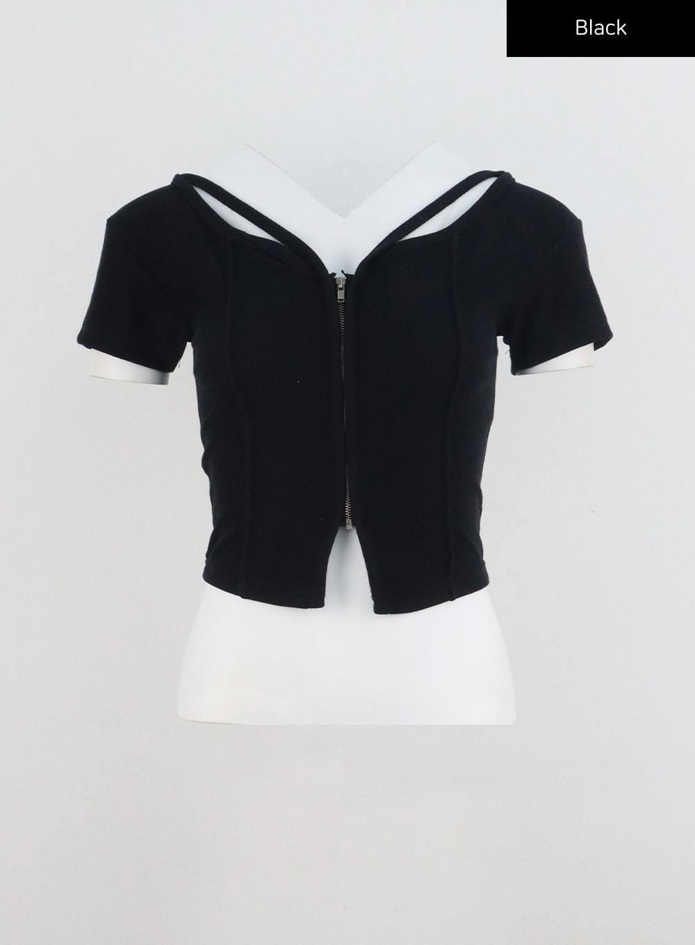 Short Sleeve Zip-Up CL314