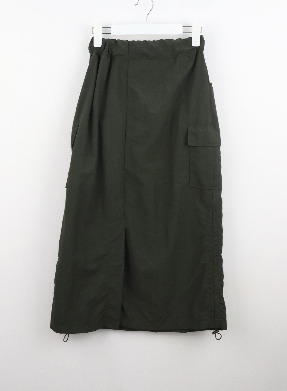 Cargo Nylon Maxi Skirt CU327