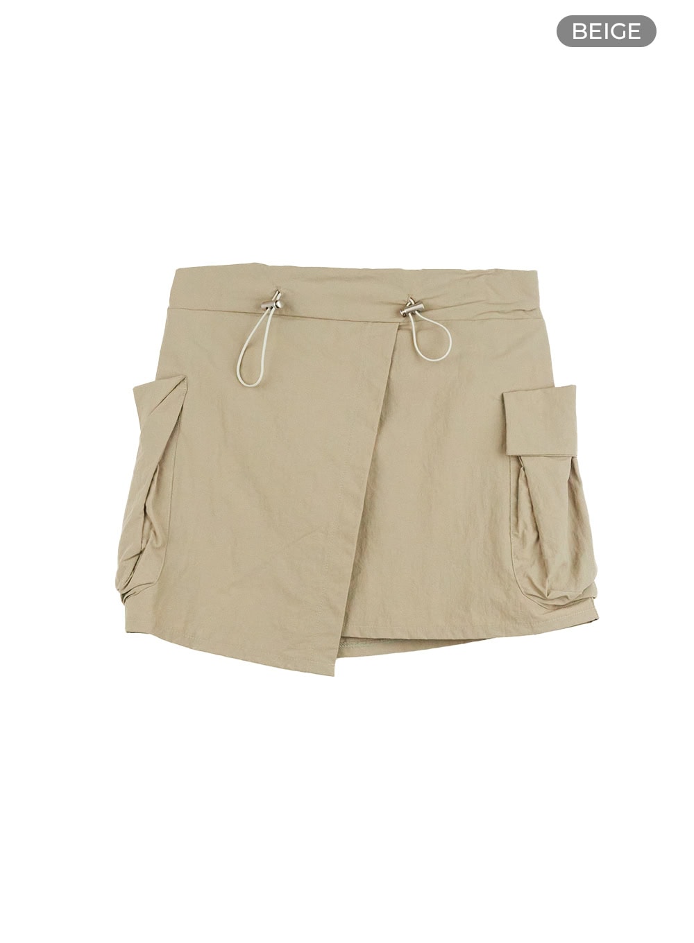 Unbalanced Cargo Mini Skirt CL403