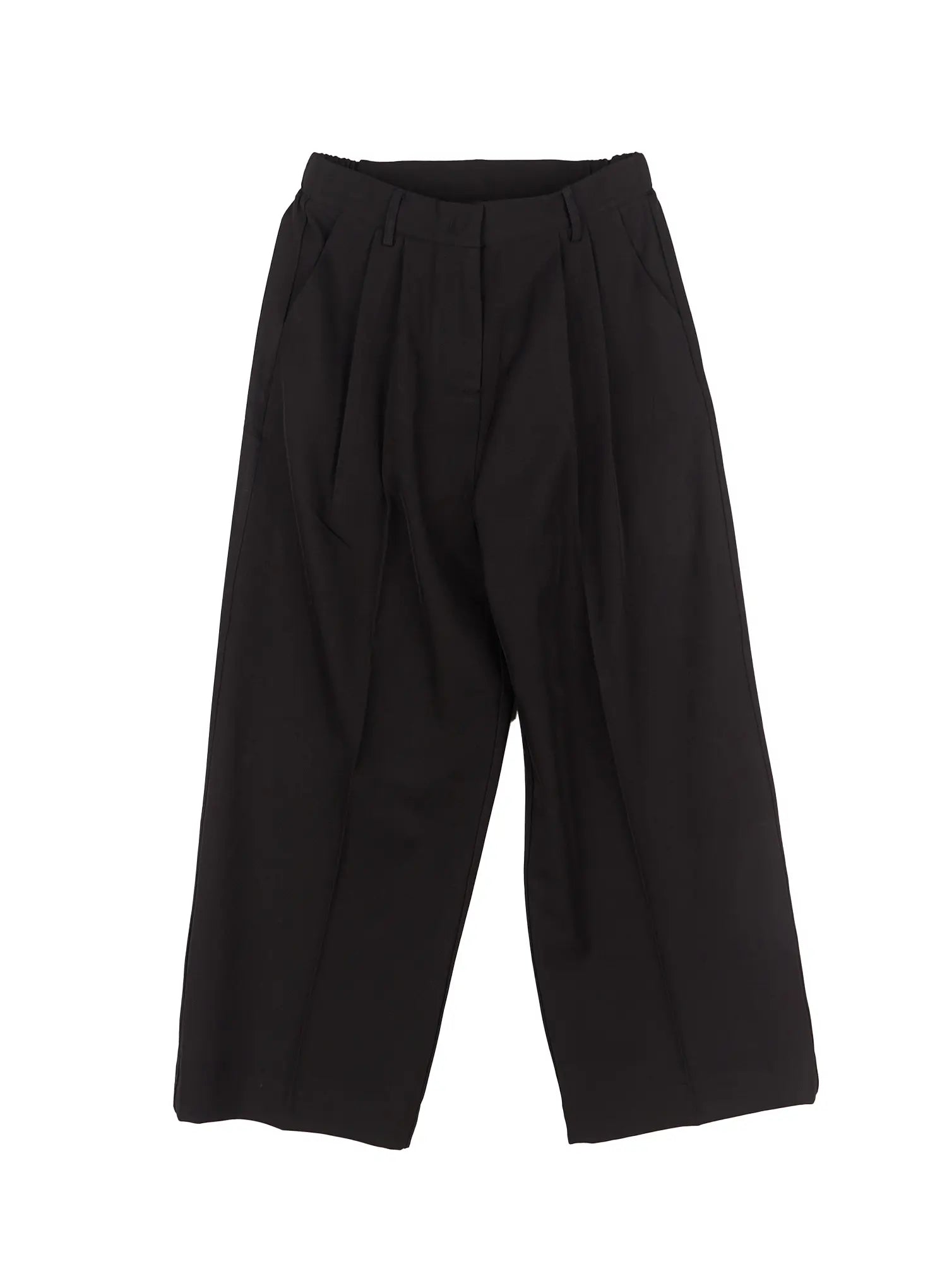 Wide-Leg Pintuck Slacks CL502
