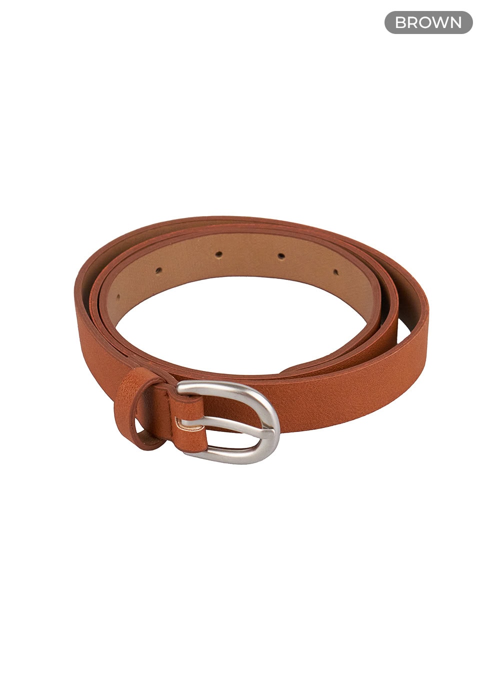 Classic Thin Buckle Belt OO416