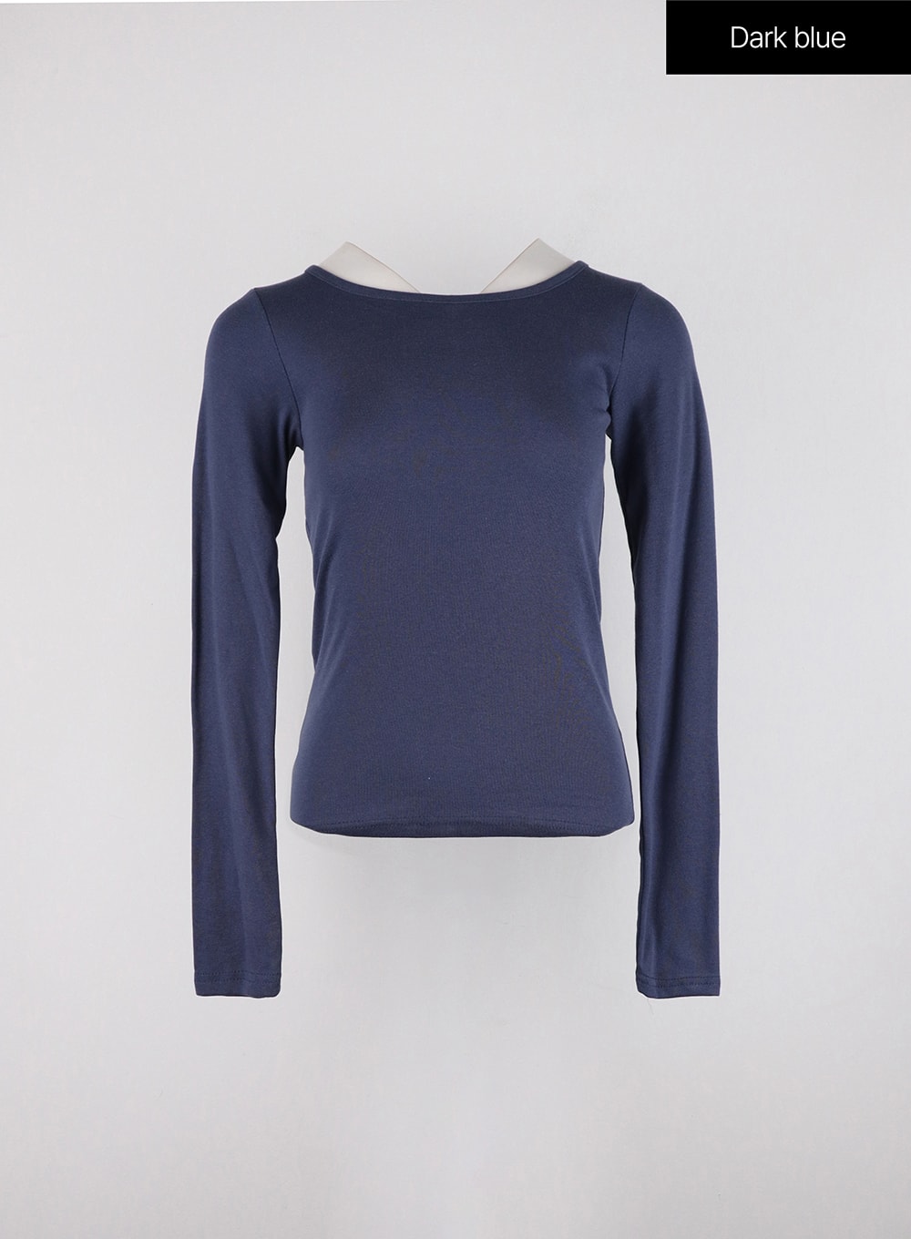 Long Sleeve U-Neck Top OD327
