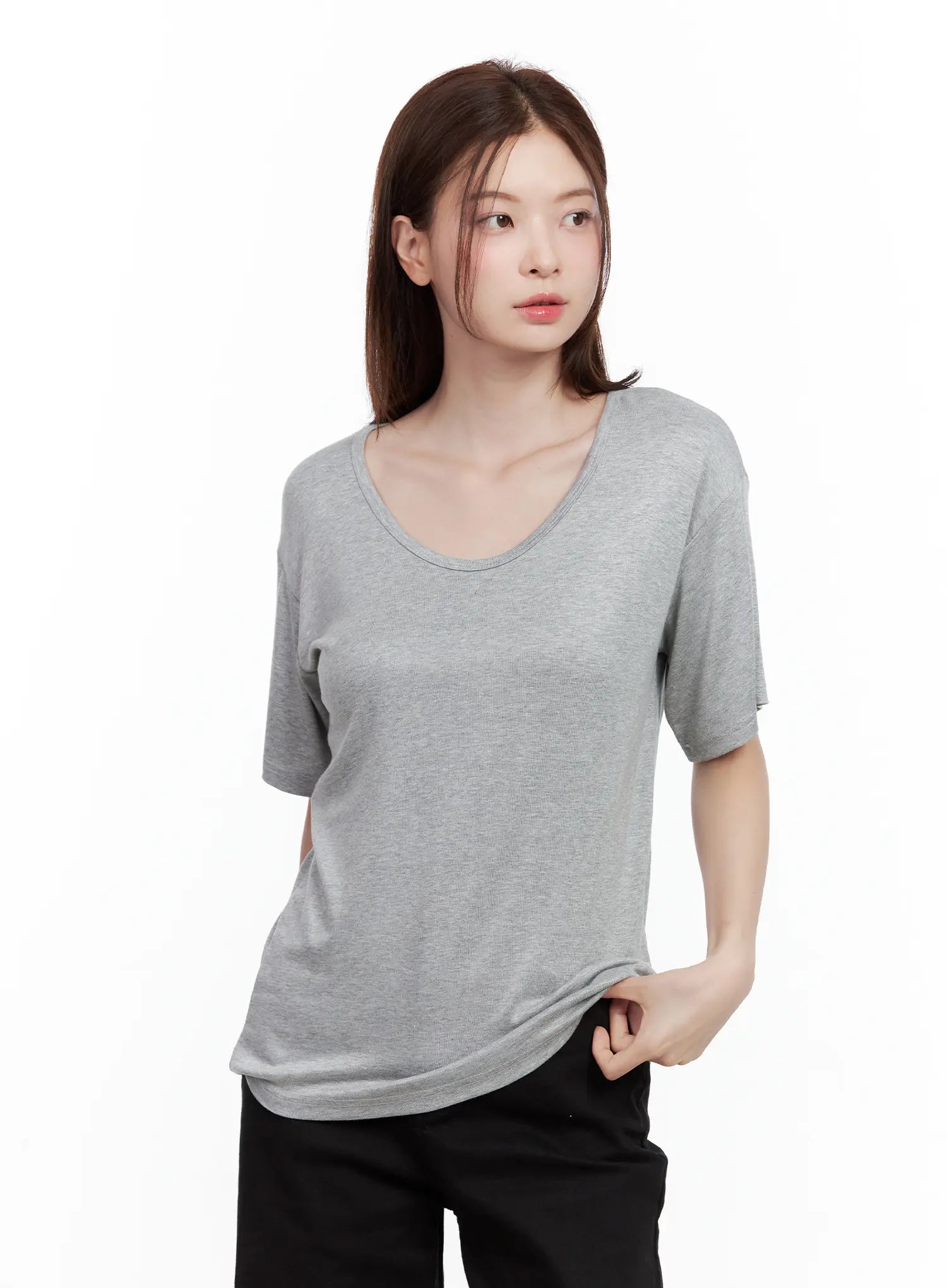 Essential Scoop-Neck Top CL502