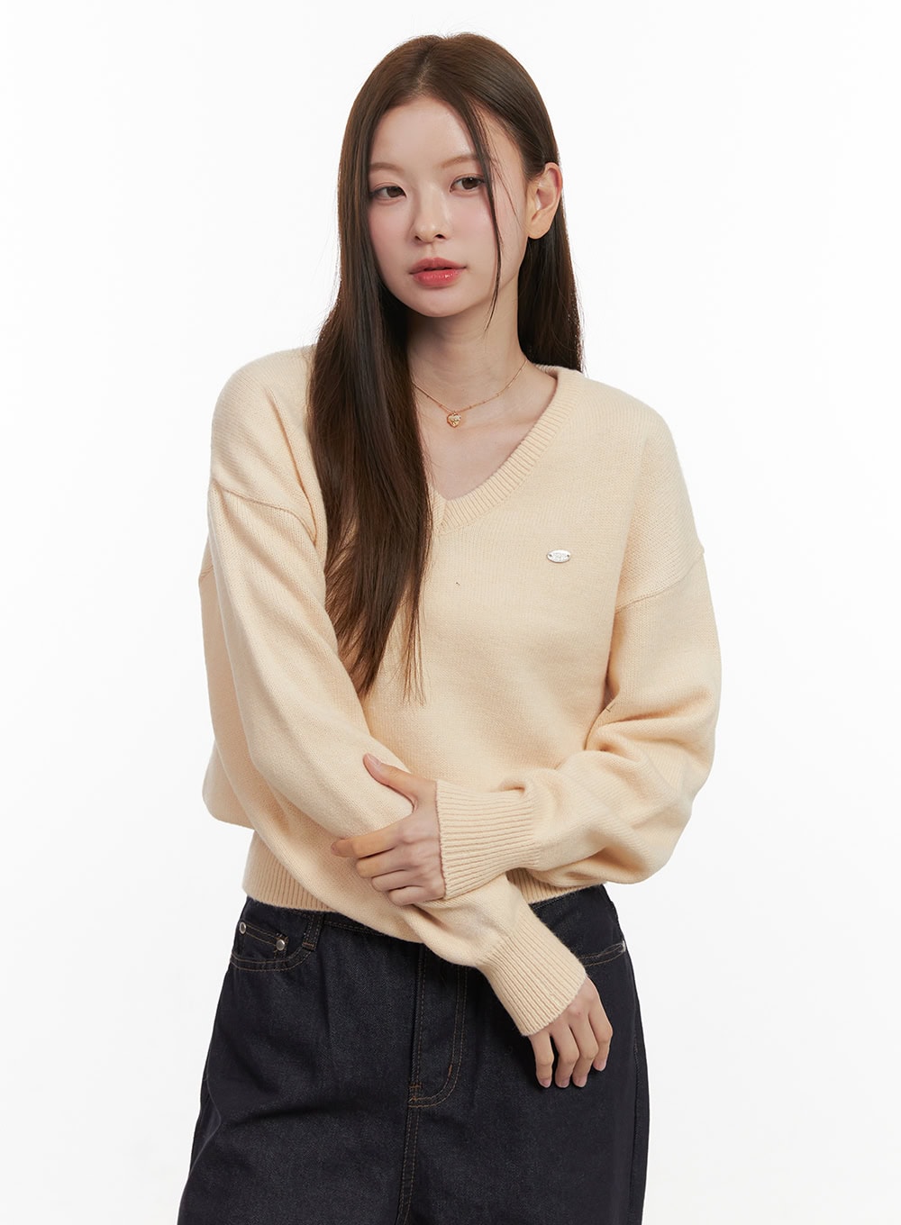Cozy V-Neck Sweater OD417