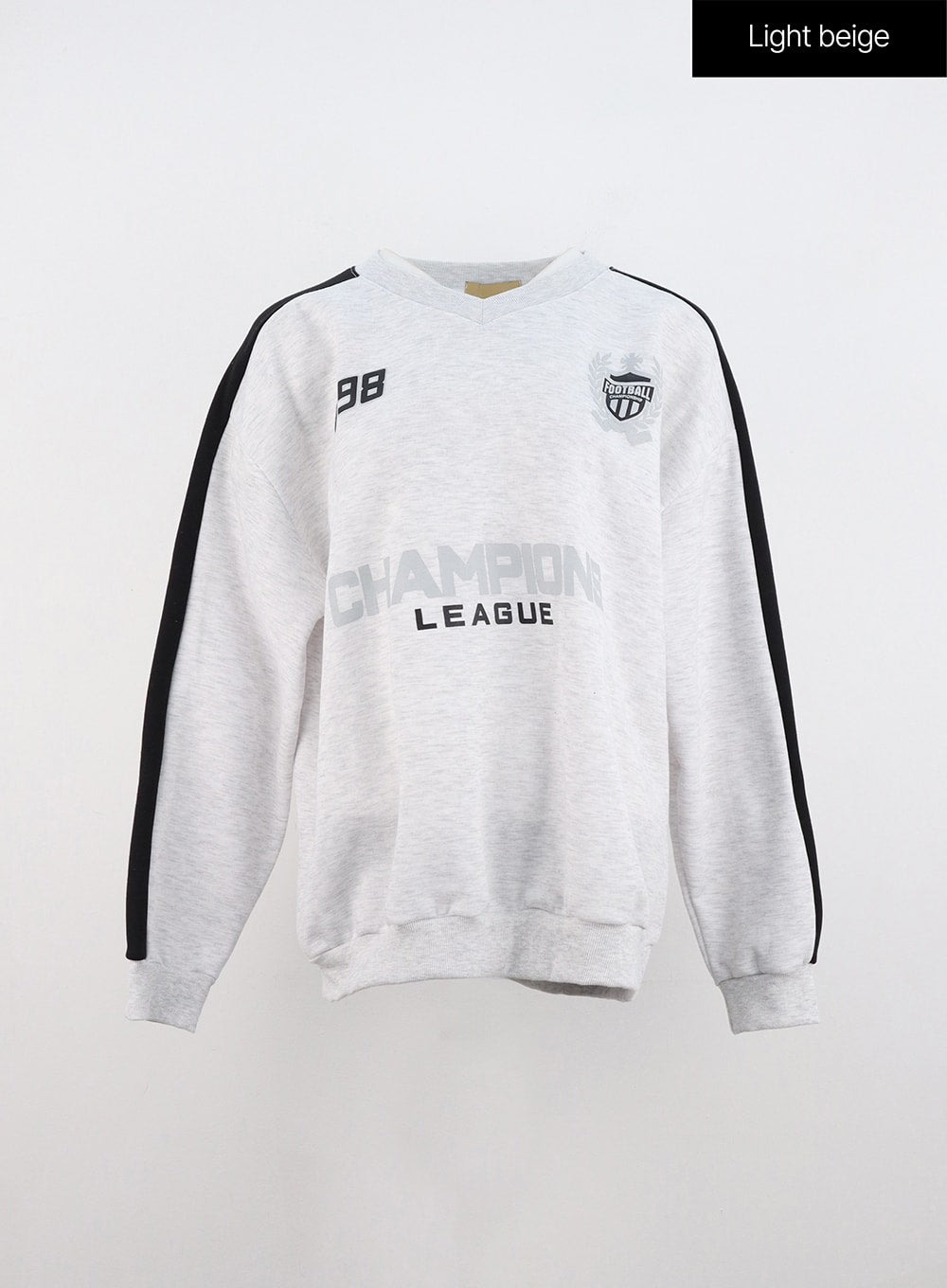 Oversized V Neck Sweatshirt IN322