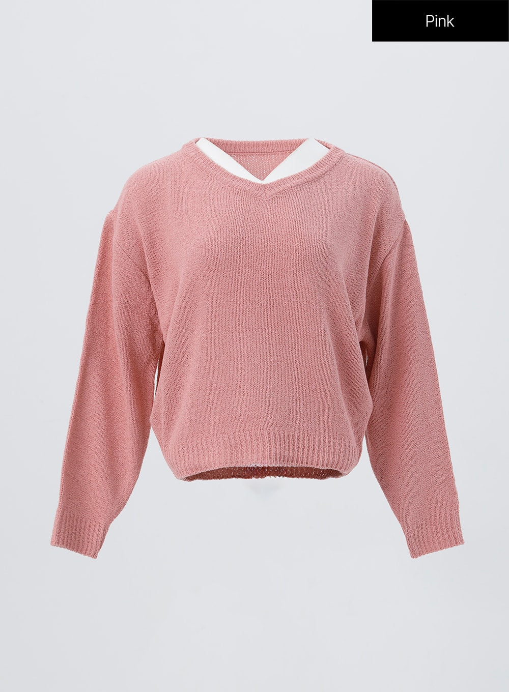 V-Neck Knit Sweater OO305
